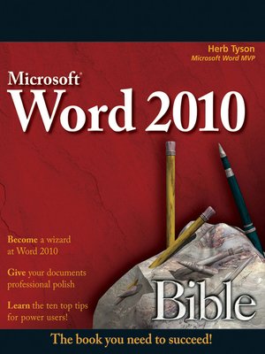 cover image of Word 2010 Bible